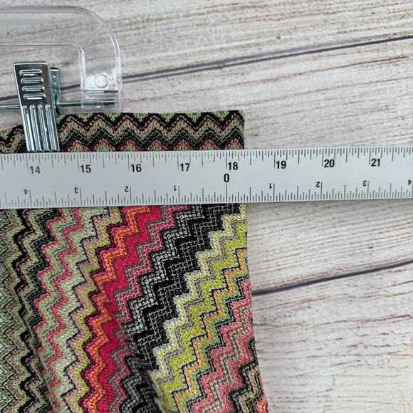 Anthropologie A+ Maeve Arely Knit Multi Color Chevron Maxi Skirt Womens 1X - Picture 10 of 11